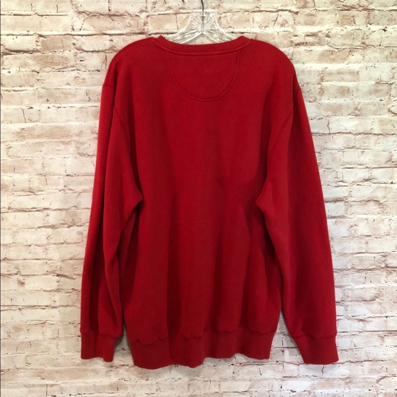 Izod Men’s Soft Red Sweatshirt Pullover – Size L – EUC – NWOT - Picture 9 of 11